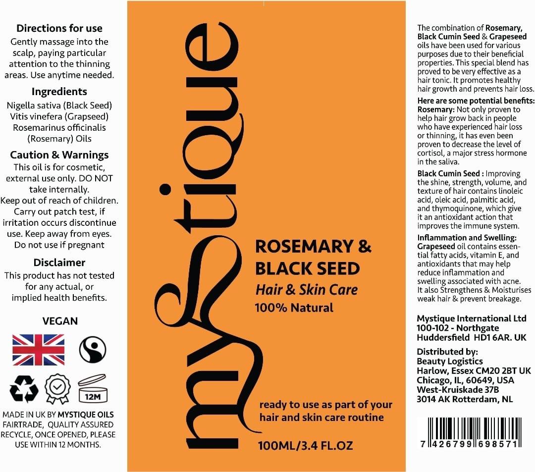 Rosemary And Black Seed Oil