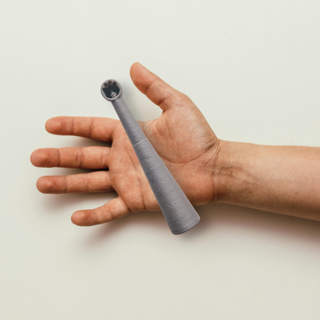 Miswakk toothbrush handle grey