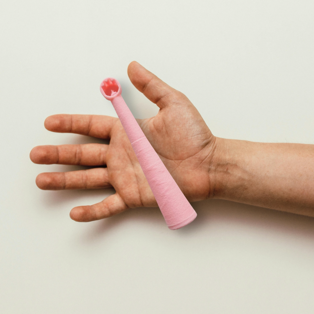 Miswakk toothbrush handle sakura pink