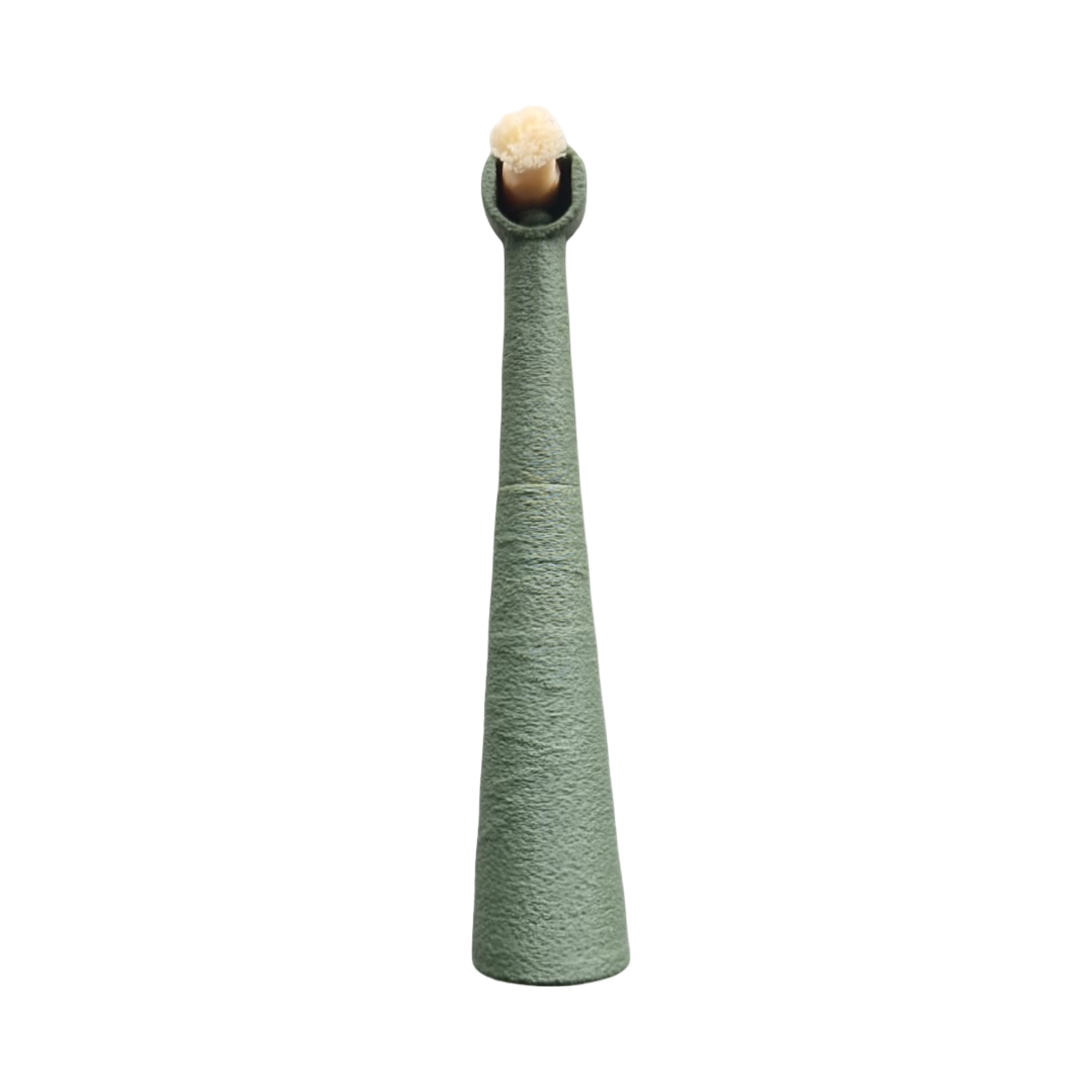 Miswakk toothbrush handle olive green